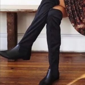Faryl robin free people over the knee slouchy boots 6.5 anthropologie